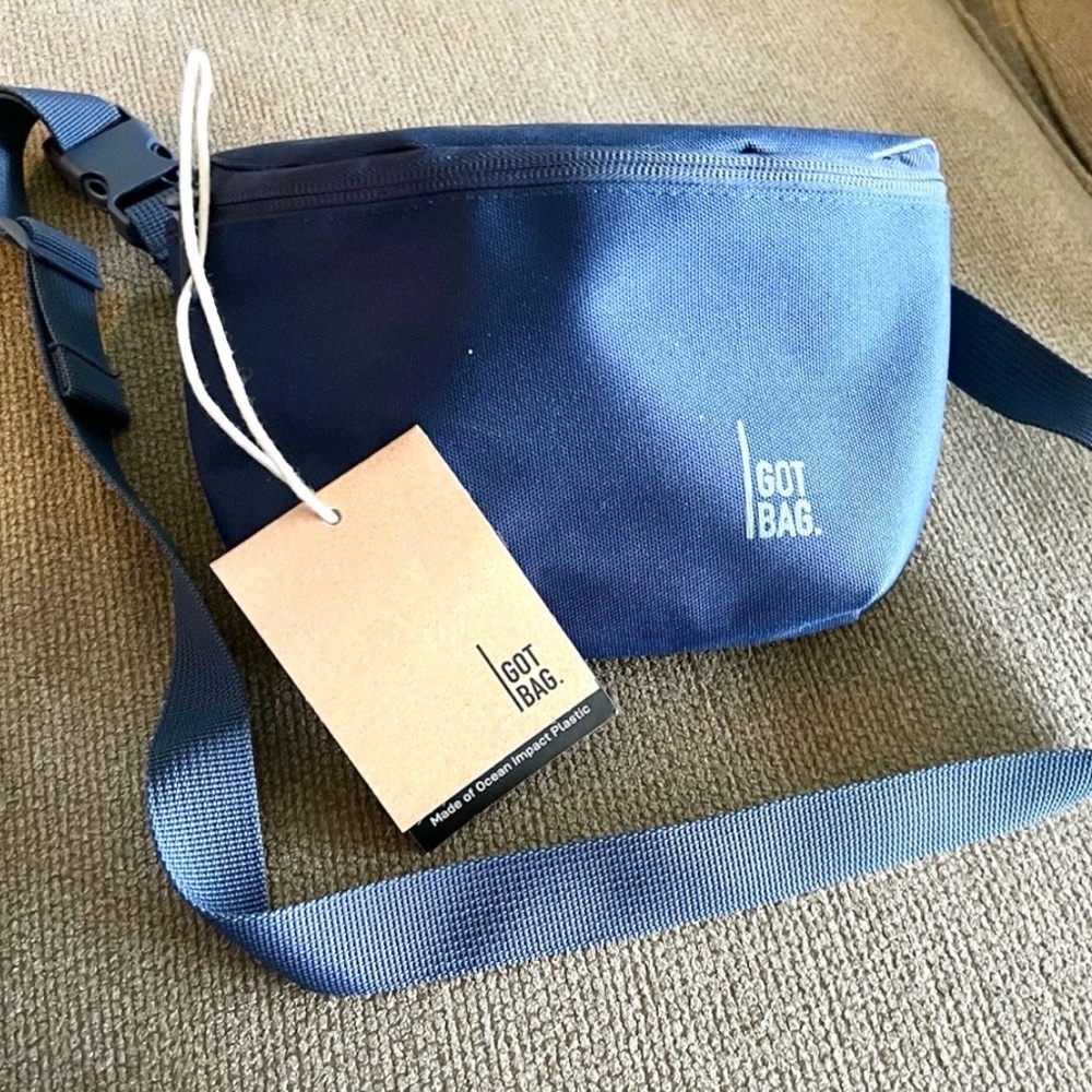 GOT BAG Navy Crossbody Belt Bag – Recycled Canvas Everyday Carry